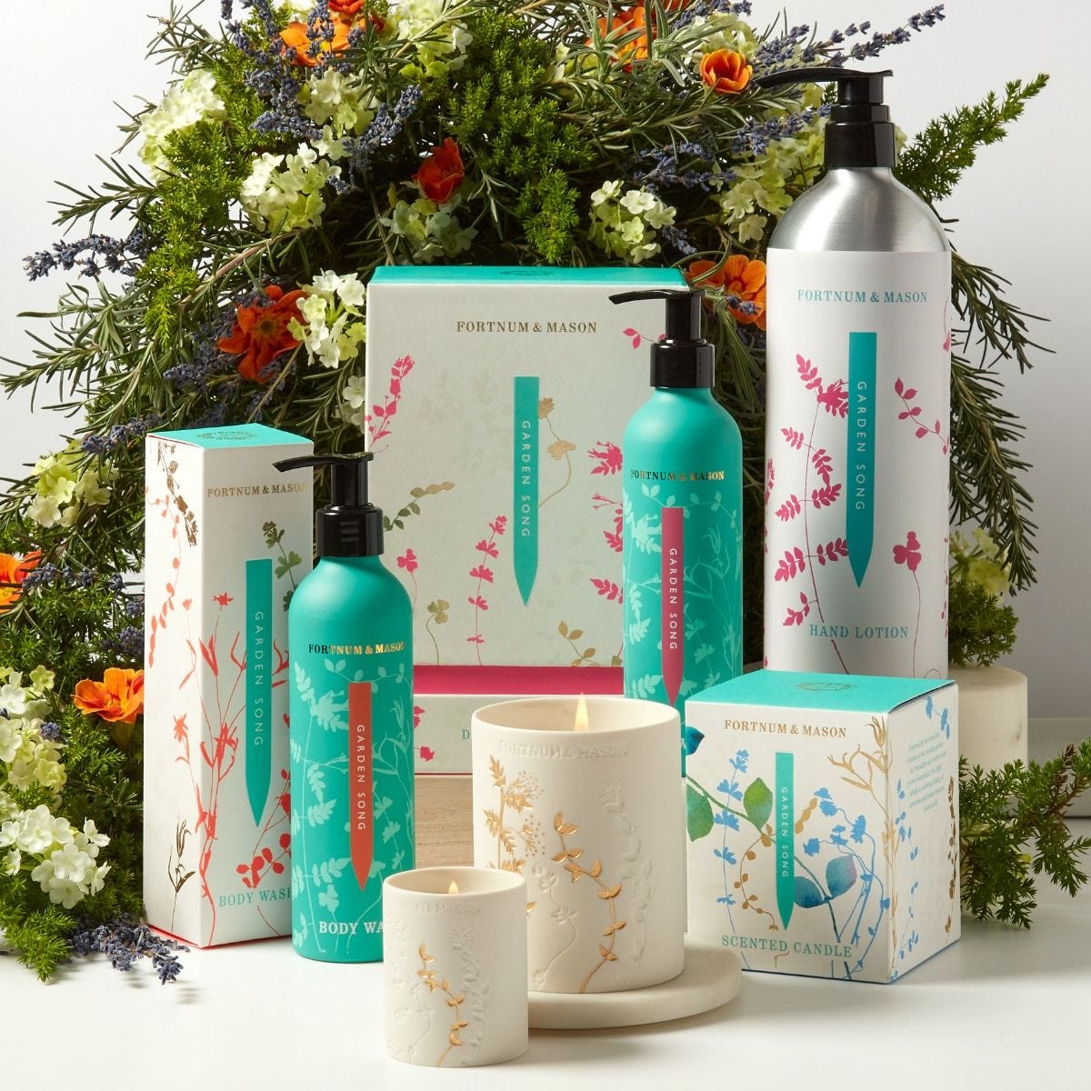 Fortnum's Garden Song body wash 250ml, imported from the UK