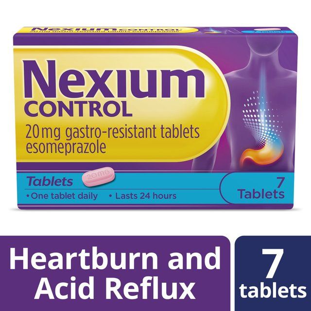 Nexium Control Heartburn &amp;amp; Indigestion 24 Hour Relief 20mg   7 per pack