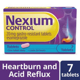 Nexium Control Heartburn &amp;amp; Indigestion 24 Hour Relief 20mg   7 per pack
