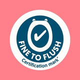 Nice 'N CLEAN SecureFlush Duftende fuktig toalettpapir med mandelmelk 40 per pakke