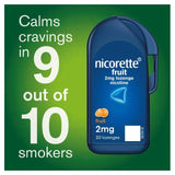 Nicorette Fruit Lozenge 2 mg (Stop Smoking Aid)   80 per pack