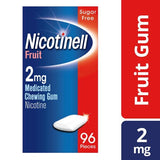Nicotinell Fruit 2mg Medicated Chewing Gum 96 Pieces