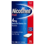 Nicotinell Fruit 4mg מסטיק תרופתי חוזק נוסף 96 חתיכות