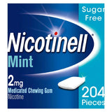 Nicotinell Nicotine Gum  2 mg Mint 204 Pieces