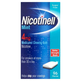 Nicotinell Nicotine Gum Stop Smoking Aid Mint 4mg 96 Pack   96 per pack