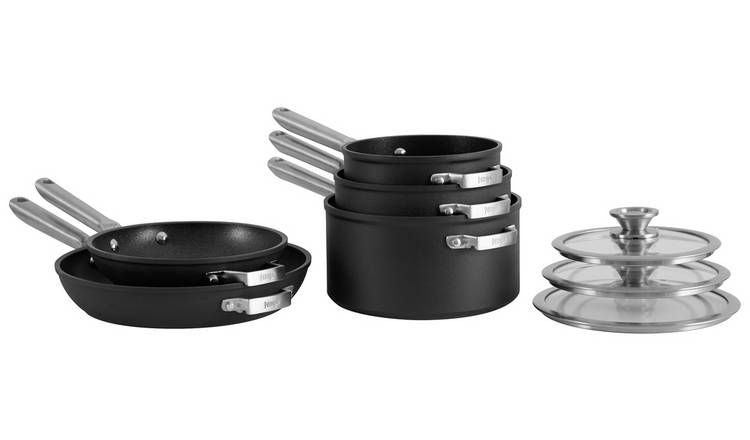 Ninja Zerostick stablebar 5-delers non-stick pannesett