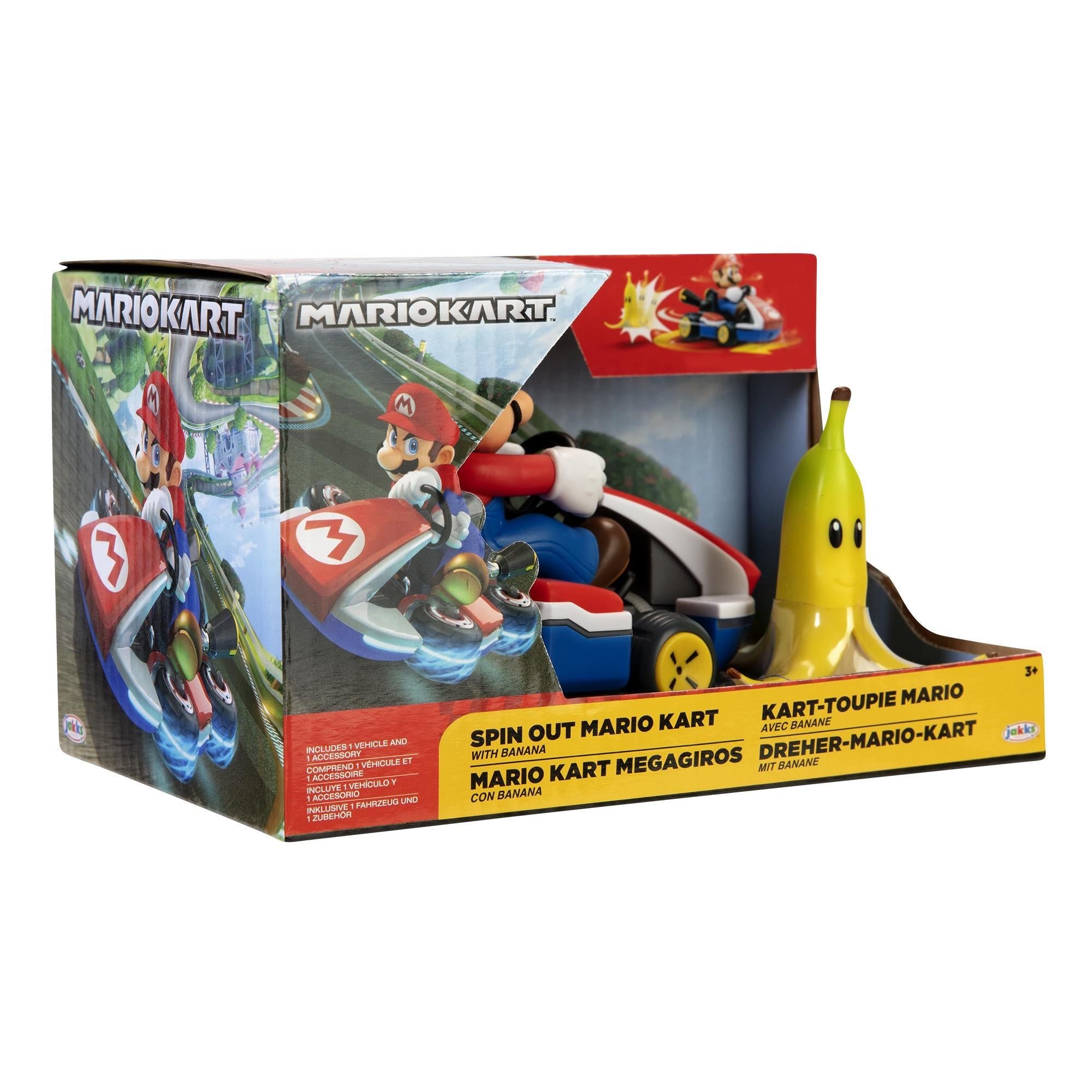 Nintendo 2.5&amp;quot; Spin Out Mario Kart Assortment