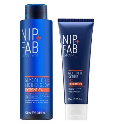 Nip+Fab Glycolic Fix Scrub &amp;amp; Tone Bundle