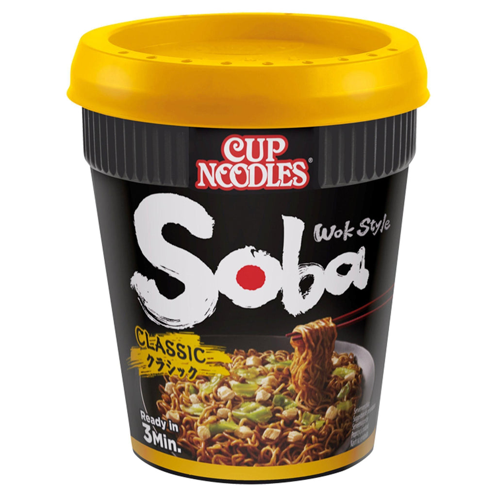 Nissin Soba Classic Wok Style Instant Cup Nudler Pot 90g