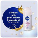 NIVEA Anti-Perspirant Deodorant Roll-On Pearl &amp;amp; Beauty 50ml
