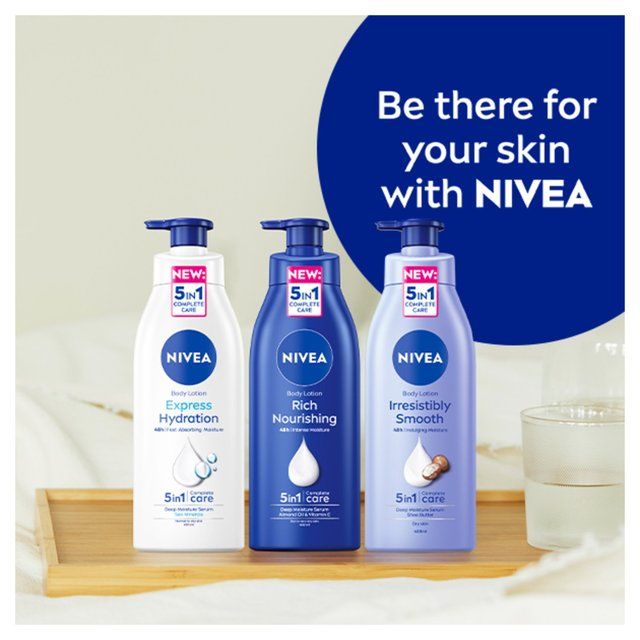 NIVEA Body Lotion for Dry Skin Rich Nourishing   400ml