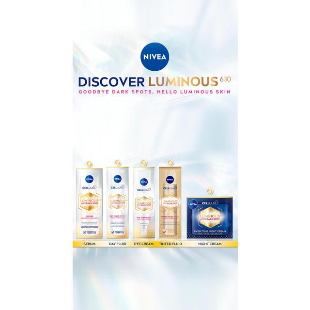 NIVEA Cellular Luminous 630 Tinted Day Fluid SPF 20 Double Corrector   50ml