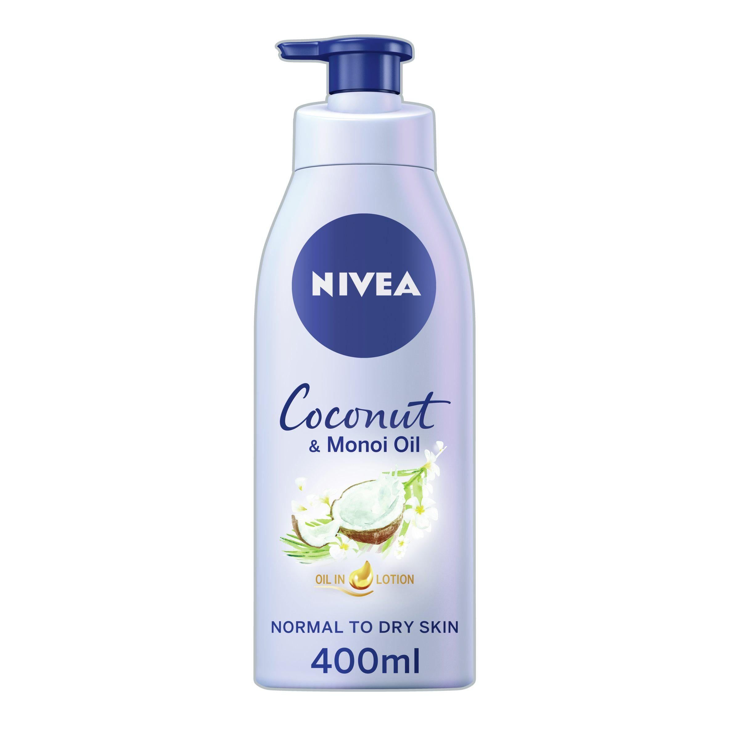 Nivea Coconut &amp;amp; Monoi Oil Body Lotion for Normal to Dry Skin 400ml