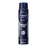 NIVEA MEN Protect &amp; Care Anti-Perspirant דאודורנט ספריי 250 מ"ל