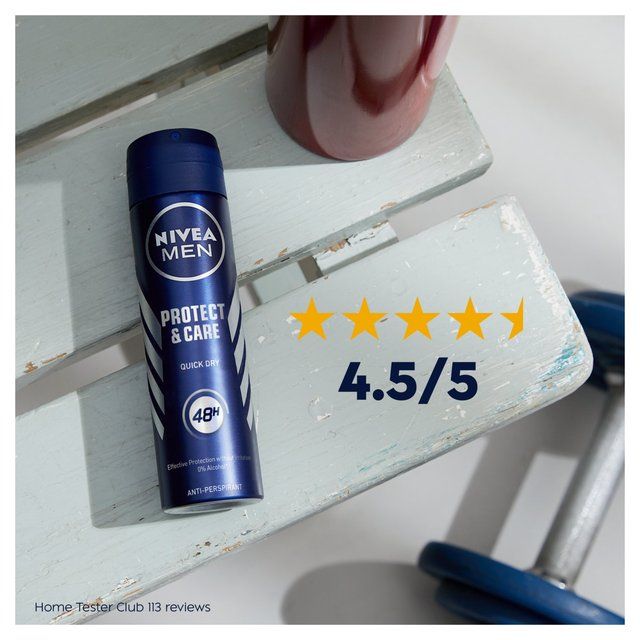 NIVEA MEN Protect &amp; Care Anti-Perspirant דאודורנט ספריי 250 מ"ל