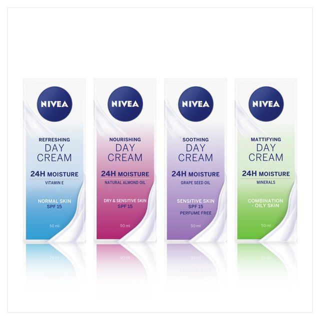 NIVEA Night Cream Face Moisturiser for Sensitive Skin   50ml