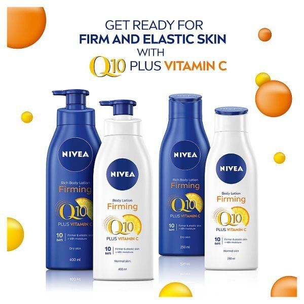 NIVEA Q10 + Vitamin C Oppstrammende Body Lotion Normal Hud 400ml