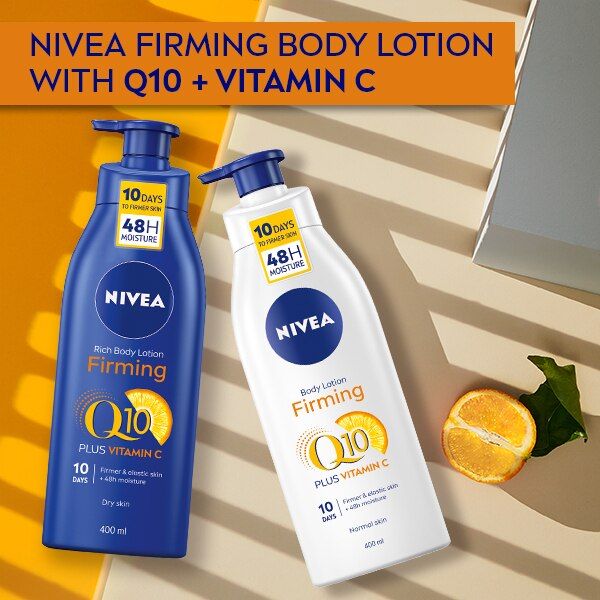 NIVEA Q10 + Vitamin C Oppstrammende Body Lotion Normal Hud 400ml
