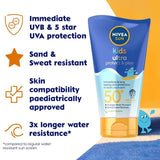 NIVEA SUN Kids Protect &amp;amp; Play Ultra SPF 50+ Sun Cream   150ml