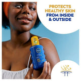 NIVEA SUN Suncream Spray Protect &amp;amp; Moisture SPF15 200ml