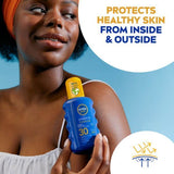 NIVEA SUN Suncream Spray Protect &amp;amp; Moisture SPF30 200ml