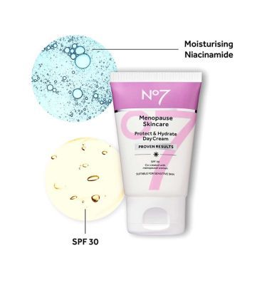 No7 Menopause Skincare Protect and Hydrate Day Cream 50ml