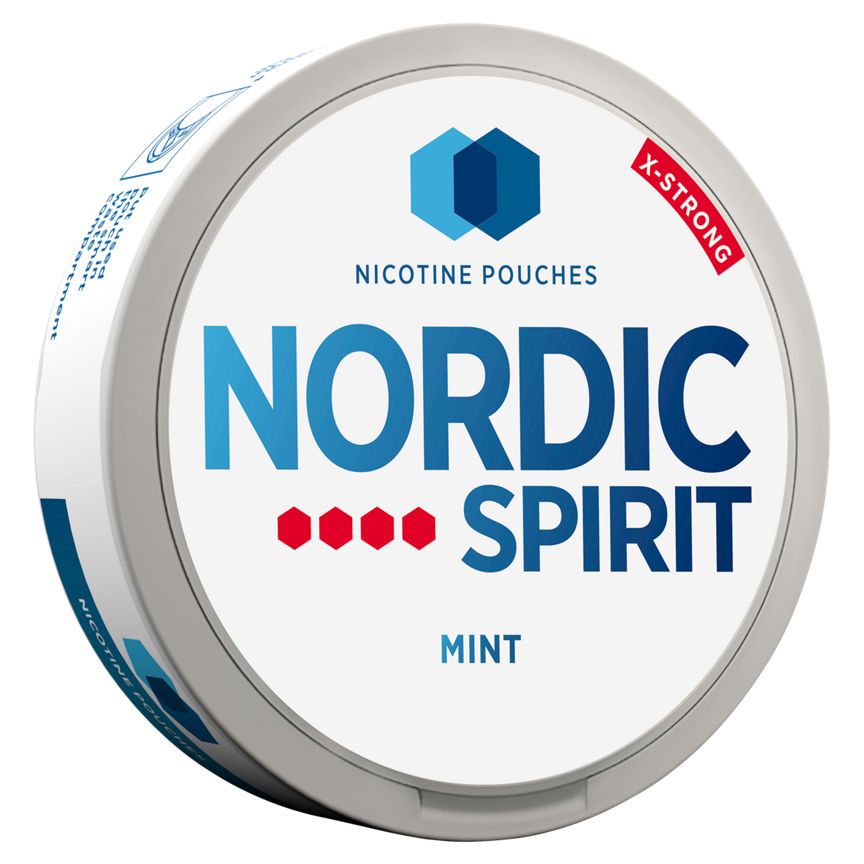 שקיות ניקוטין חזקות במיוחד של Nordic Spirit Mint