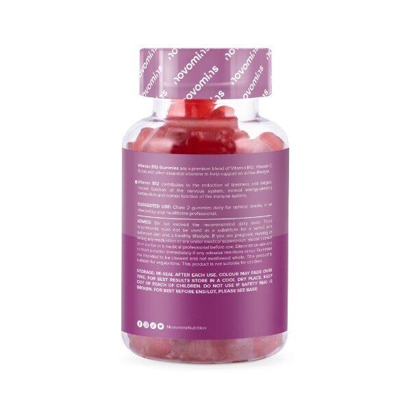 Novomins Vitamin B12 Gummies 60S
