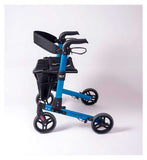 NRS Healthcare Compact Easy Rollator &amp;ndash; Blue