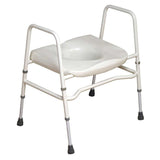 NRS Healthcare Mowbray Toilet Seat &amp;amp; Frame Free Standing - Extra wide
