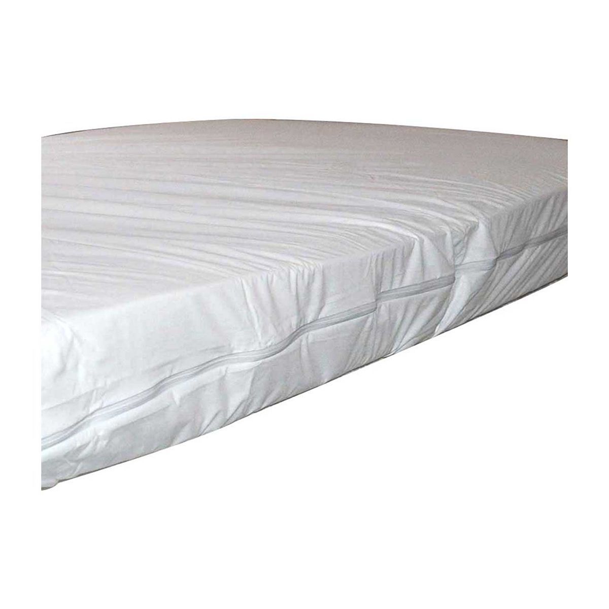 NRS Healthcare Zipped Waterproof &amp;amp; Wipe clean Encased Mattress Protector- Double