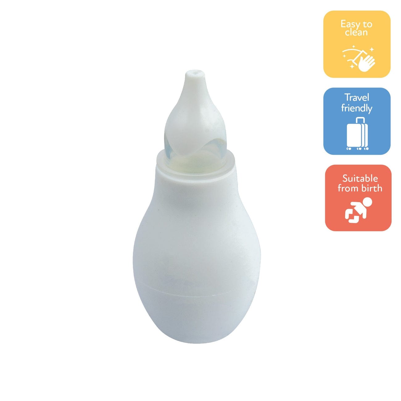 Nuby nasal aspirator for babies with soft bulb, UK version