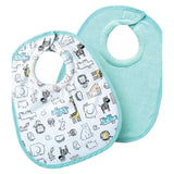 Nuby Snug n Dry Organic Cotton Bibs 2 csomag - 0m+