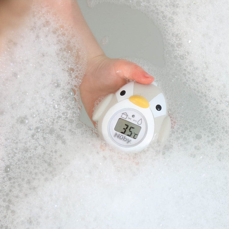 Nuby penguin bath and room thermometer, imported from the UK