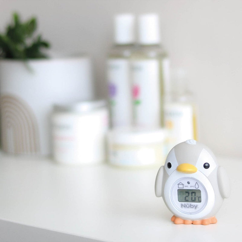 Nuby penguin bath and room thermometer, imported from the UK