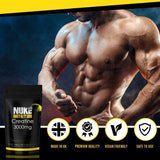 Nuke Nutrition kreatin-monohidrát kapszula 3000mg-180ct