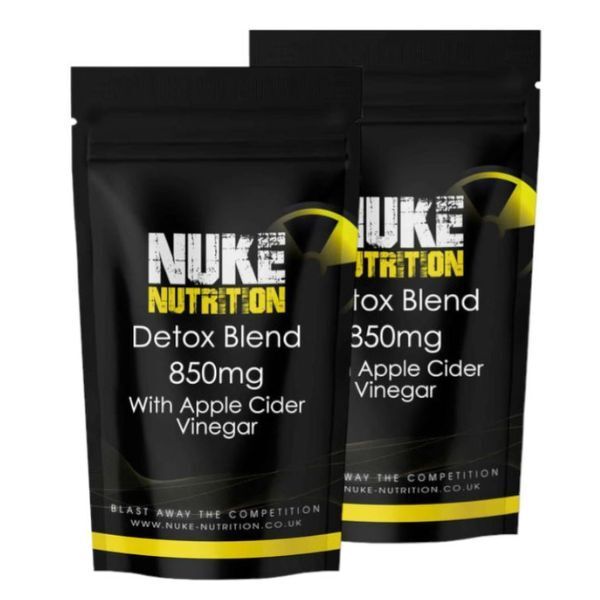 Nuke Nutrition Detox Blend 850mg almaciderrel-120ct
