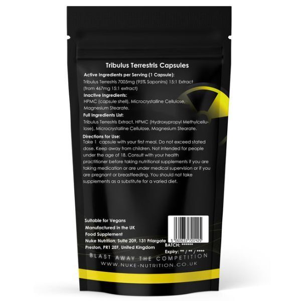 Nuke Nutrition Tribulus Terrestris kapszula 7000mg-180ct