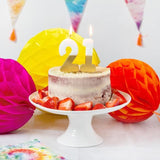 Number 1 Gold Candle 1st Birthday