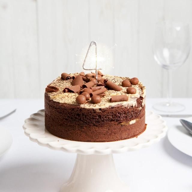 Nummer 4 Cake Sparkler 4-årsdag