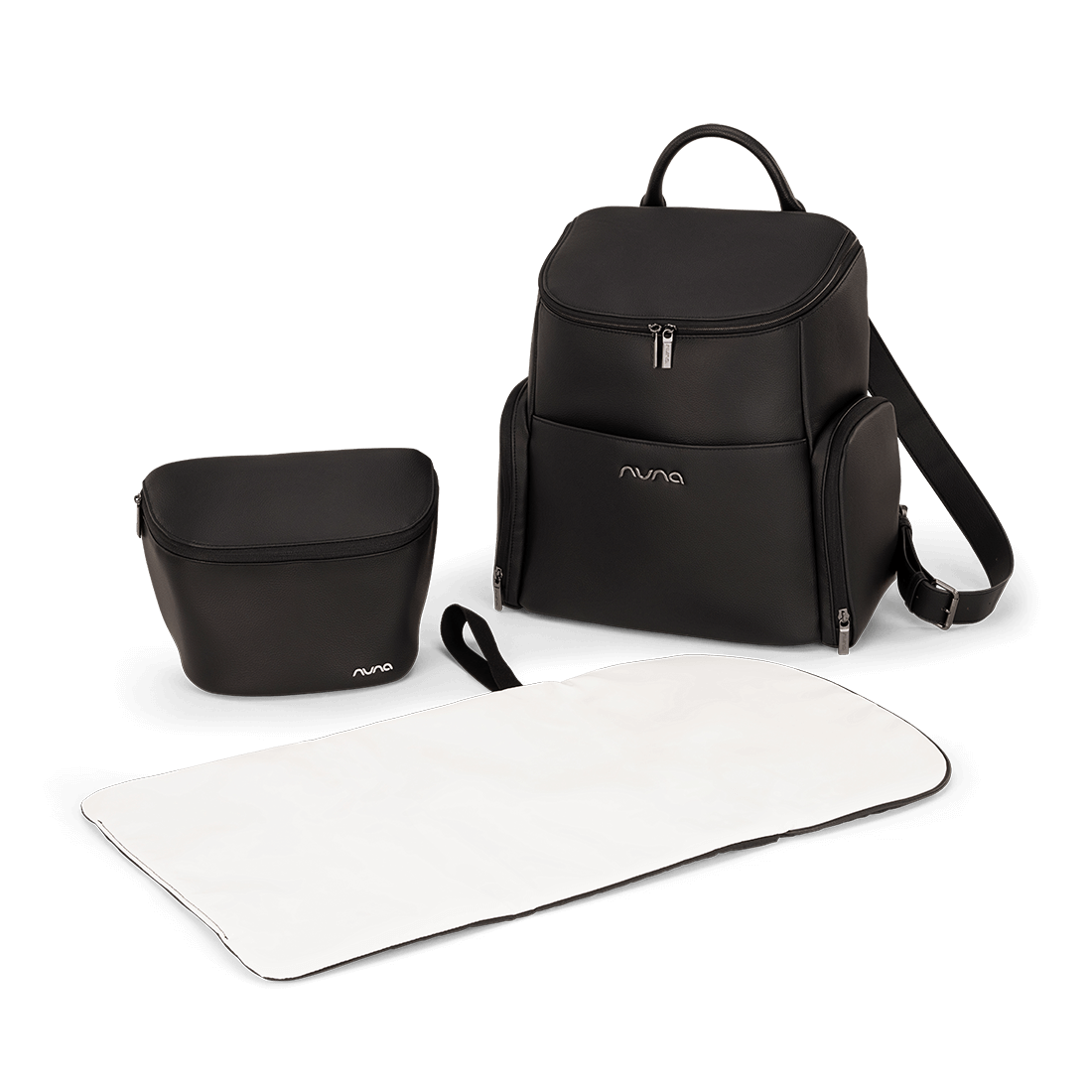 Nuna Essential Bag Caviar diaper backpack, UK version