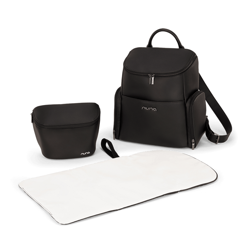 Nuna Essential Bag Caviar diaper backpack, UK version