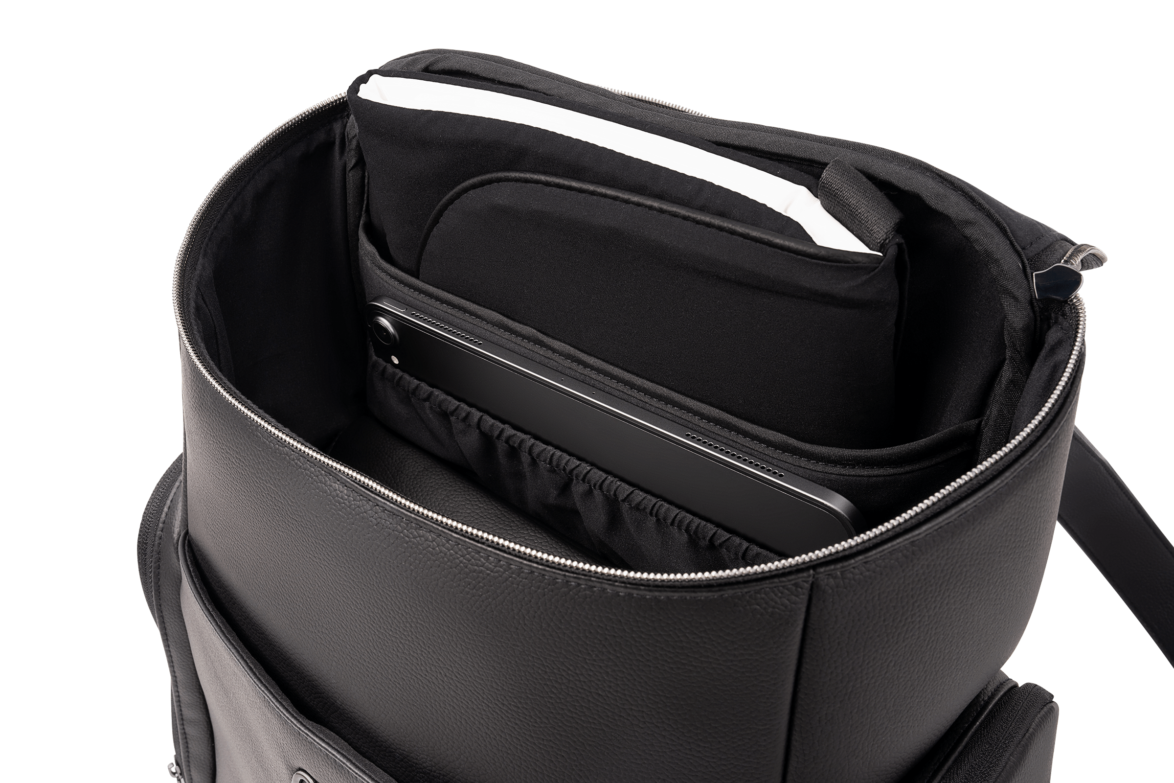 Nuna Essential Bag Caviar diaper backpack, UK version