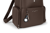 Nuna Essential Bag cocoa leatherette diaper backpack, imported from the UK
