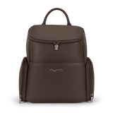 Nuna Essential Bag cocoa leatherette diaper backpack, imported from the UK