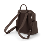 Nuna Essential Bag cocoa leatherette diaper backpack, imported from the UK