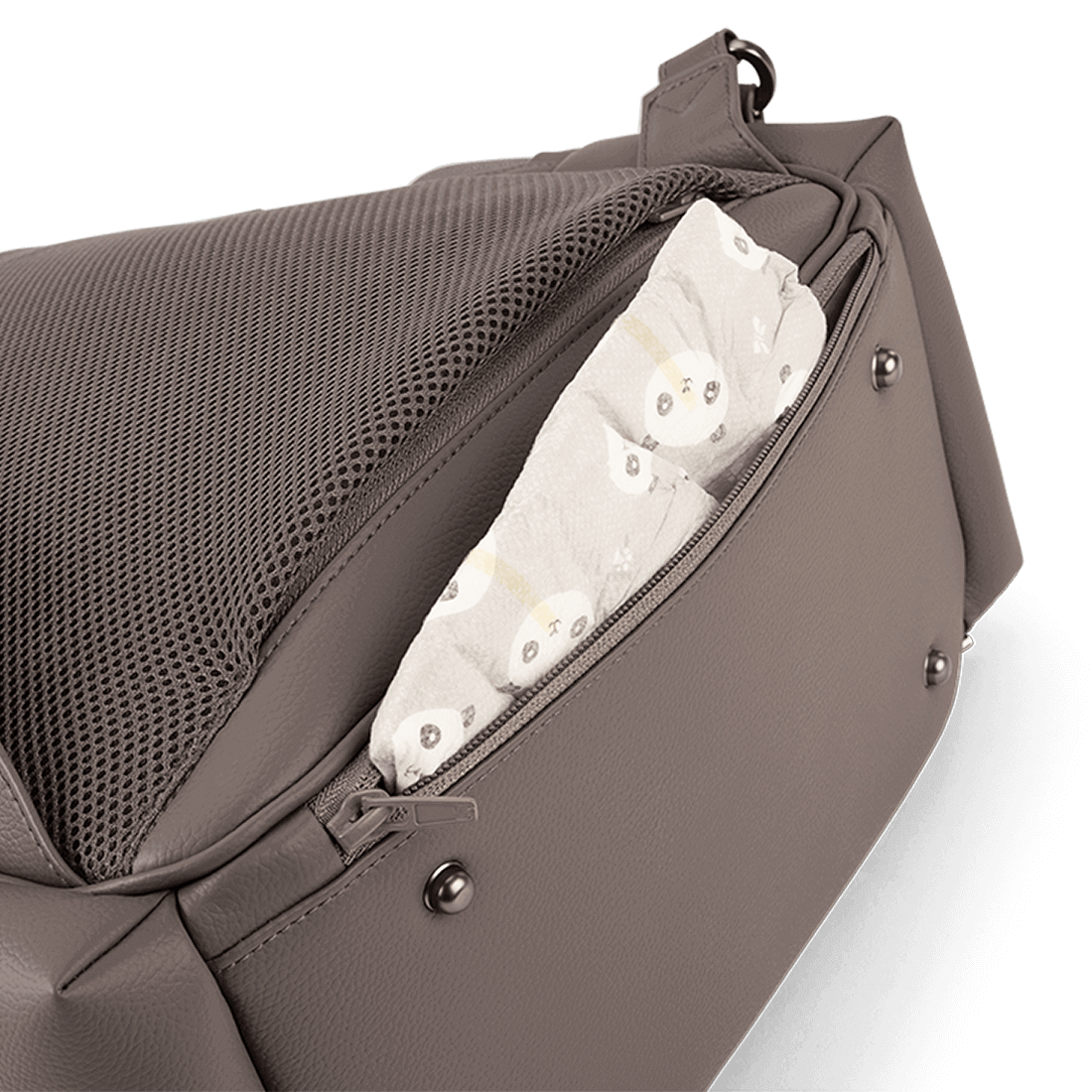 Nuna Essential Bag Thunder nappy backpack (British brand)