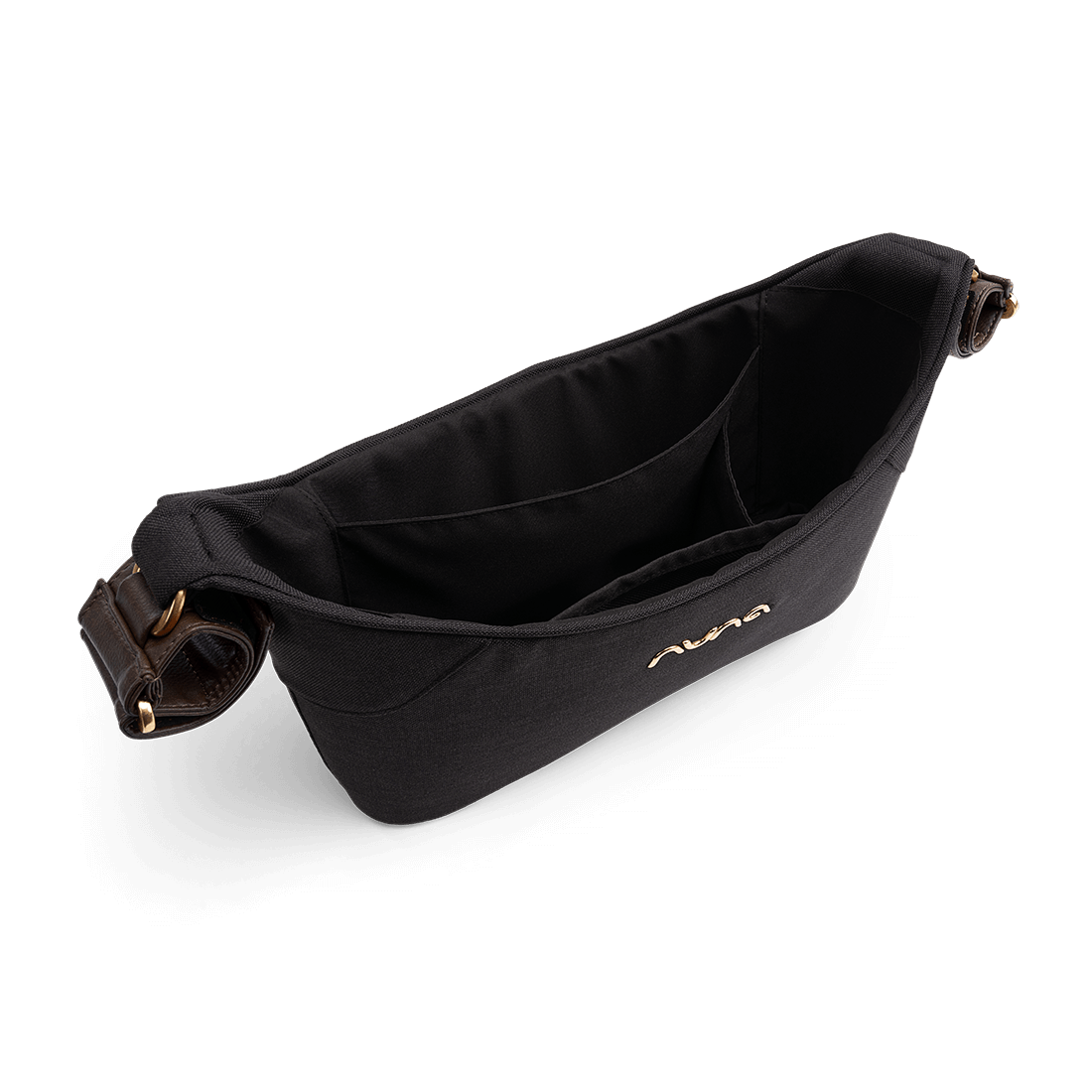 Nuna stroller organiser Caviar with pouch (British brand)