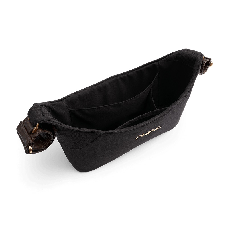 Nuna stroller organiser Caviar with pouch (British brand)