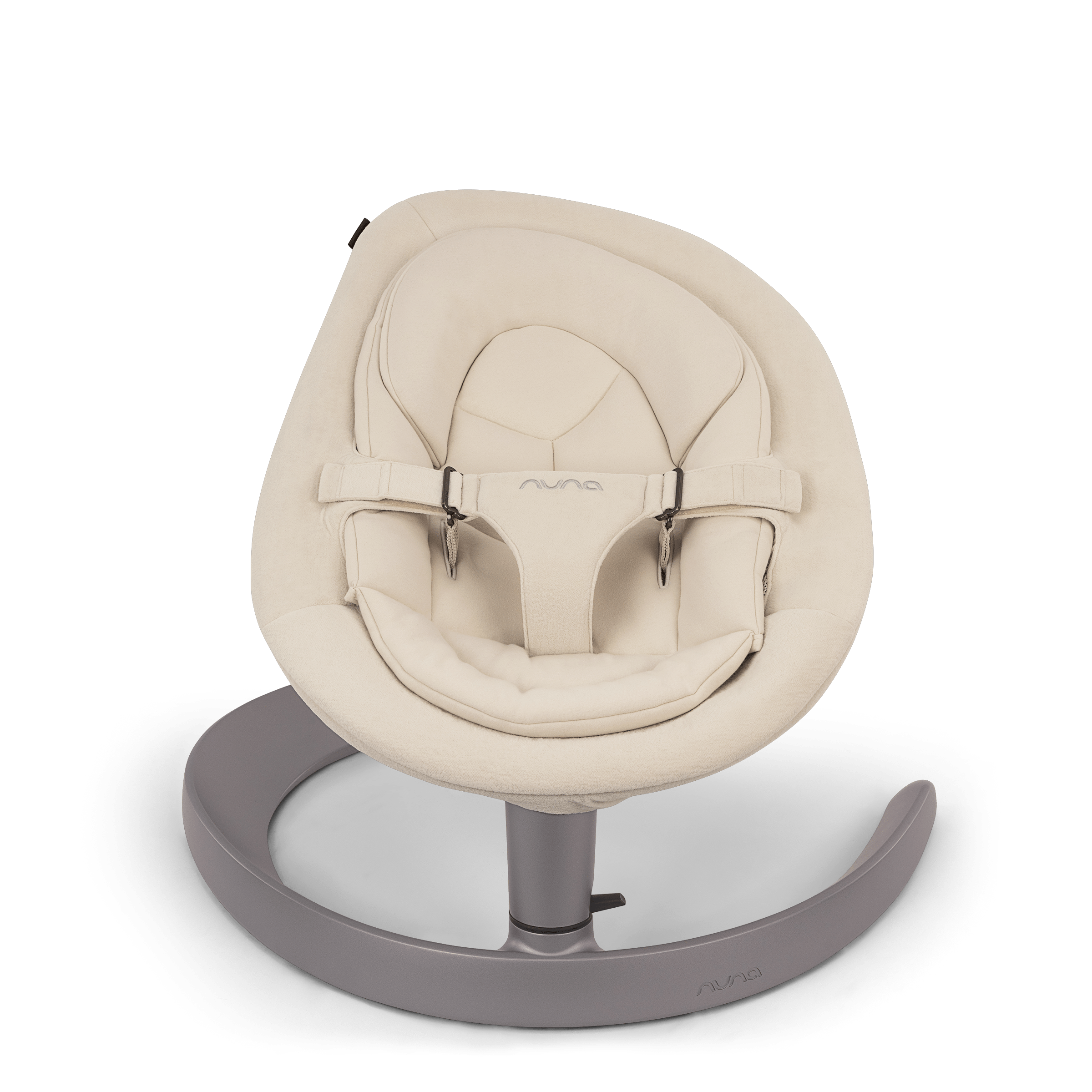 Nuna LEAF Grow bouncer seat in Cloud with toy bar - British product